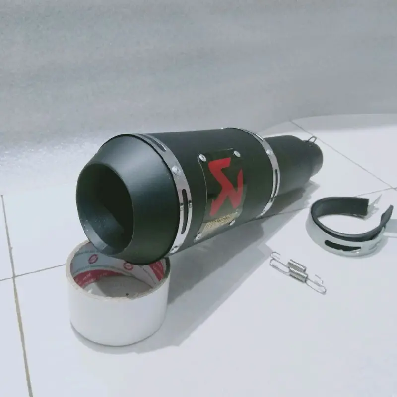 Silnser Akrapovic GP Lorenzo untuk Motor Vixion CBR CB R15 Scorpion Byson Fu Sonic Supra Jupiter Mio Beat Vario Nmax Aerox DLL - Motorcycle Knalpot 8