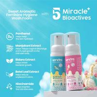 Gambar Bundling Gendes Sweet Aromatic Wash Foam Cocopandan dan Sweet Aromatic Care Spray | Perawatan Area Kewanitaan  | Membantu Mengurangi Keputihan | Membantu Menghilangkan Aroma Tidak Sedap Pada Area Kewanitaan - Foam Coco Pandan + Spray Coco Pandan dari Gendes id Kota Bekasi 3 Tokopedia