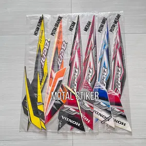 STIKER STRIPING FULL SET LIS LES MOTOR HONDA BEAT FI TAHUN 2014