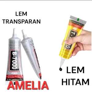 LEM LCD TOUCHSCREEN T7000 B7000 HITAM BENING 15ML