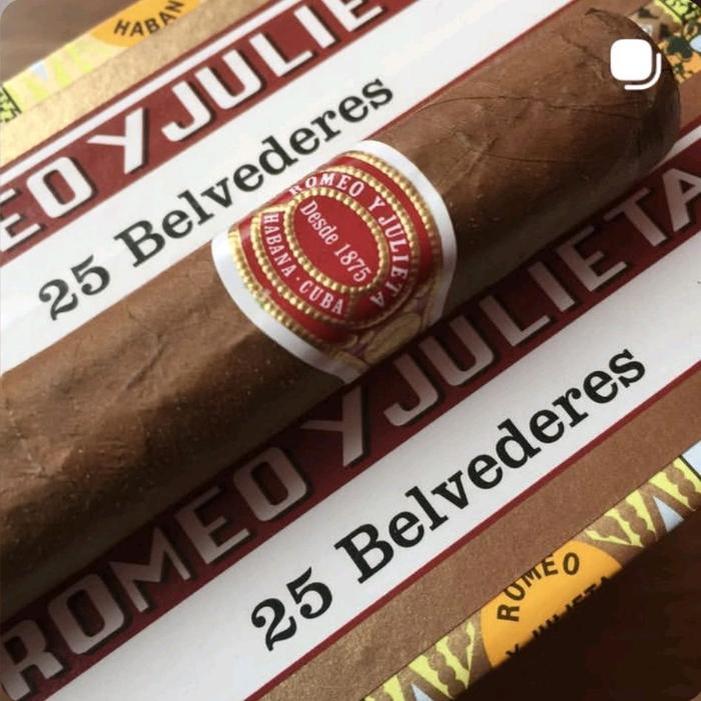 Romeo Y Julieta Belvederes Box of 25
