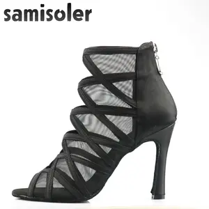 Samisoler Social Ballroom Dance Boots Indoor Sports Shoes