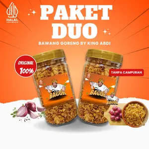 Bawang Goreng King Abdi - Rajanya Bawang Goreng 2 Toples