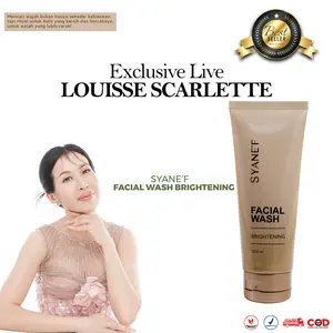 [PROMO] SYANE'F FACIAL WASH BRIGHTENING Cleanser  Mencerahkan  Wajah   Pencerah  Muka