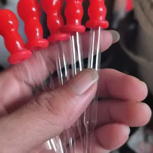 Pipet Tetes Kaca 10cm / Pipet Tetes Pendek - Kaca Tipis (Ecer)