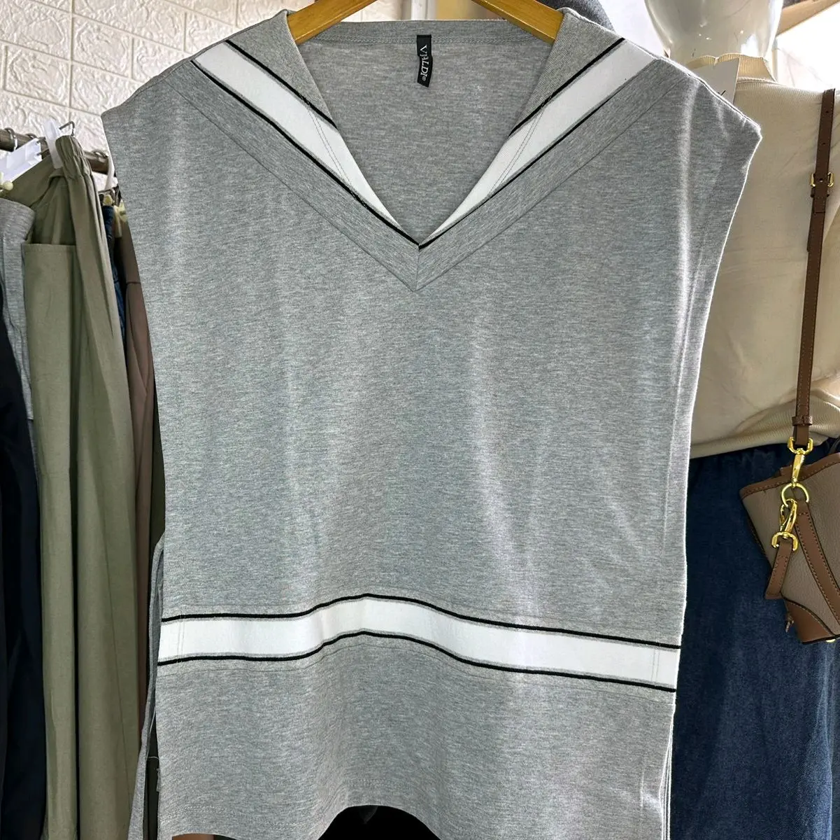 vest Abu - Abu bahan Kaos