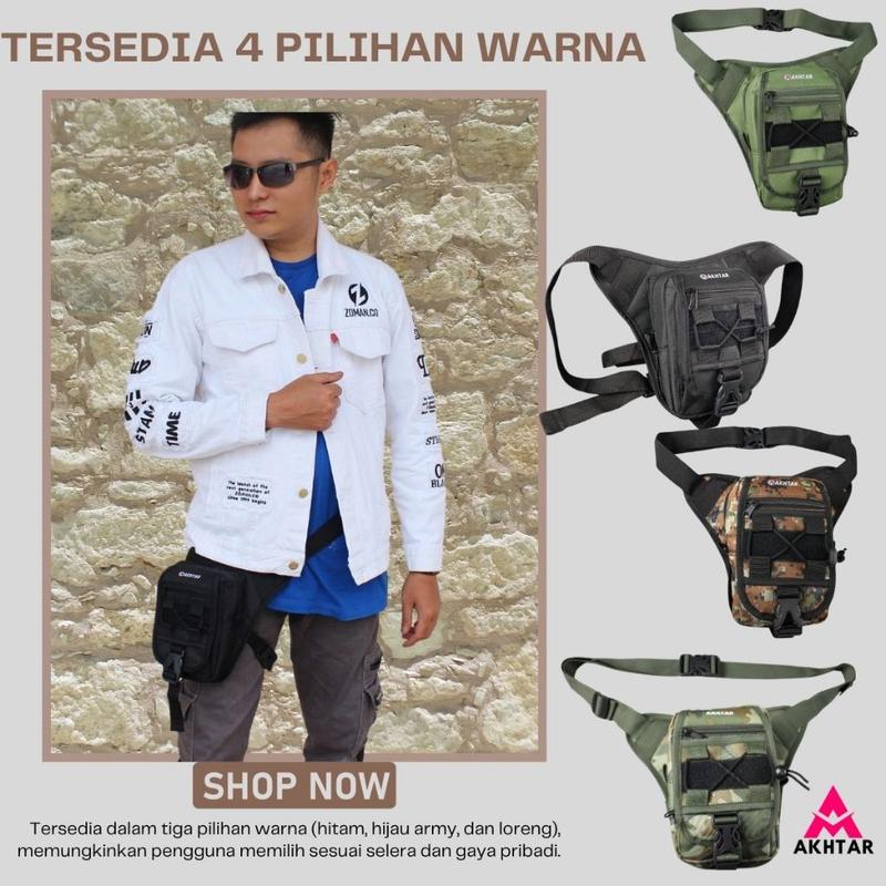tas selempang paha pria tactical nultifungsi 6