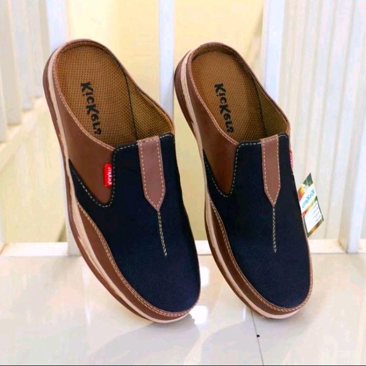 Sepatu sandal / Sepatu Sendal / sepatu pria/ selop / bustong / Sepatu Santai masa kini sandal  slippers 2