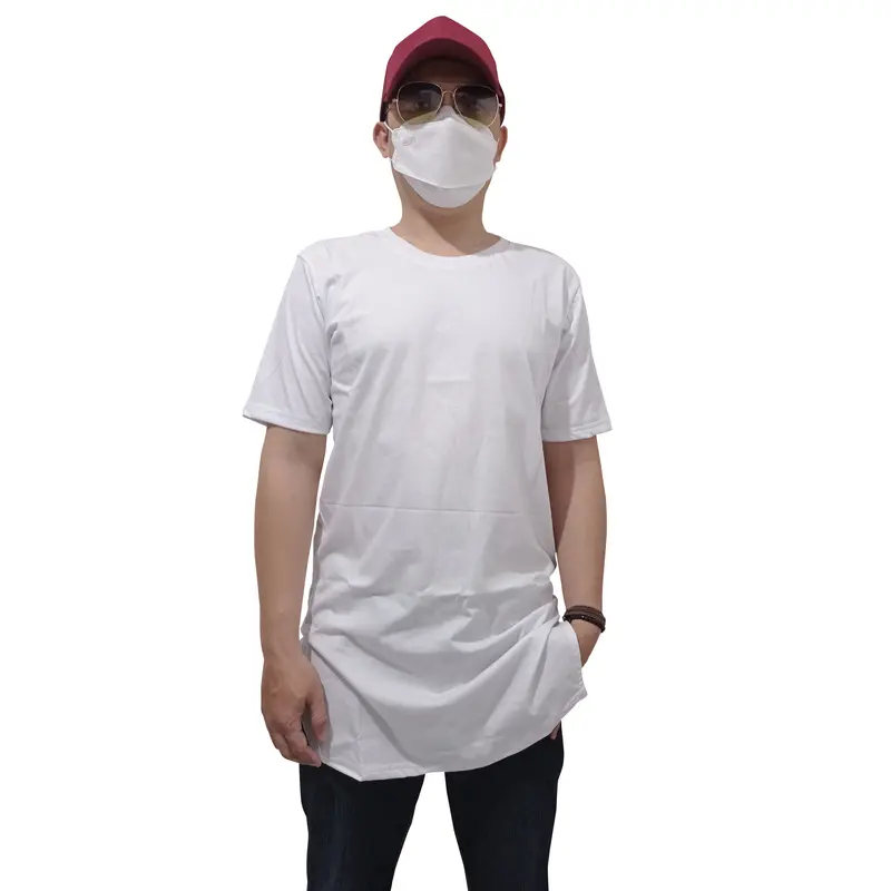 Kaos Polos Longline / kurta combed 30s premium Katun Lembut 4
