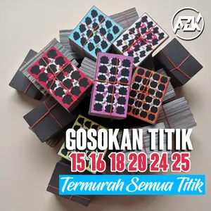 Gosokan Tengkorak Isi 1000 Pcs Titik 15 16 18 20 24 Dan 25 Motif Campur Bisa COD