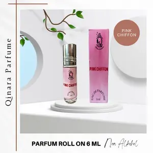 2 botol Parfum Roll on 6 ml Pink Chiffon non Alkohol