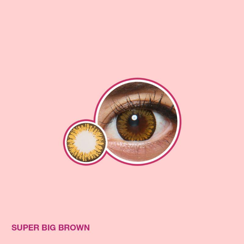 Softlens Ageha Super Big Brown / Softlens Jepang Coklat Lens 2