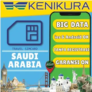 Simcard Saudi Arabia internet paket data sim card umroh Arab Kenikura