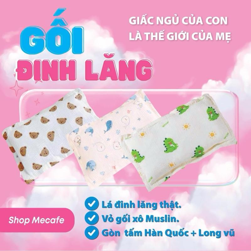  Gối Đinh Lăng Thảo Dược xô Muslin cho bé từ Sơ Sinh đến 6 Tuổi  Hàng nhà may  