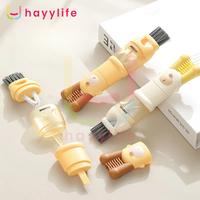 Gambar HAYYLIFE Sikat Pembersih Tutup Botol 4in1 Bear Termos Cuci Gelas Multifungsi Cleaning Brush HL-AGA426 - Kuning dari hayylife Kab. Tangerang 4 Tokopedia