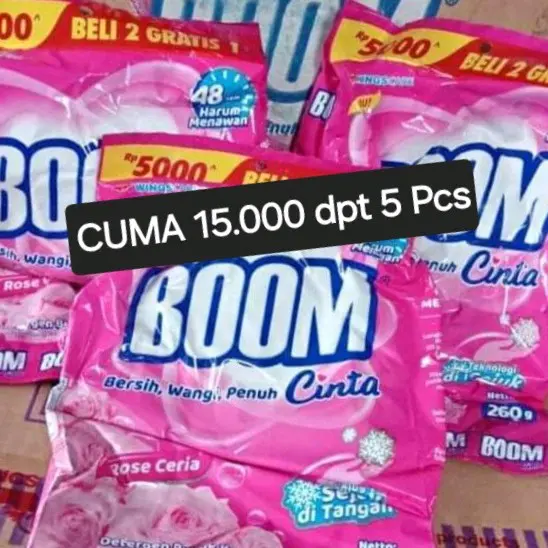 detergen sabun boomm 260gram