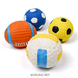 Maxima Latex Squeaky Ball Dog Toy - Mainan Bola Karet Bunyi untuk Anjing dengan Bahan Latex & Suara Menghibur