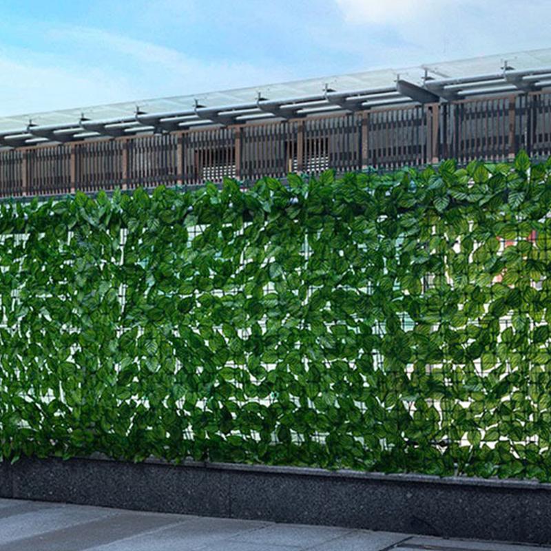 Product Introduction of Skrin Privasi Taman, Penutup Dinding, Hedges Tiruan, Tumbuhan Palsu, Pagar Privasi, Daun Ivy Tiruan, untuk Kegunaan Rumah 21