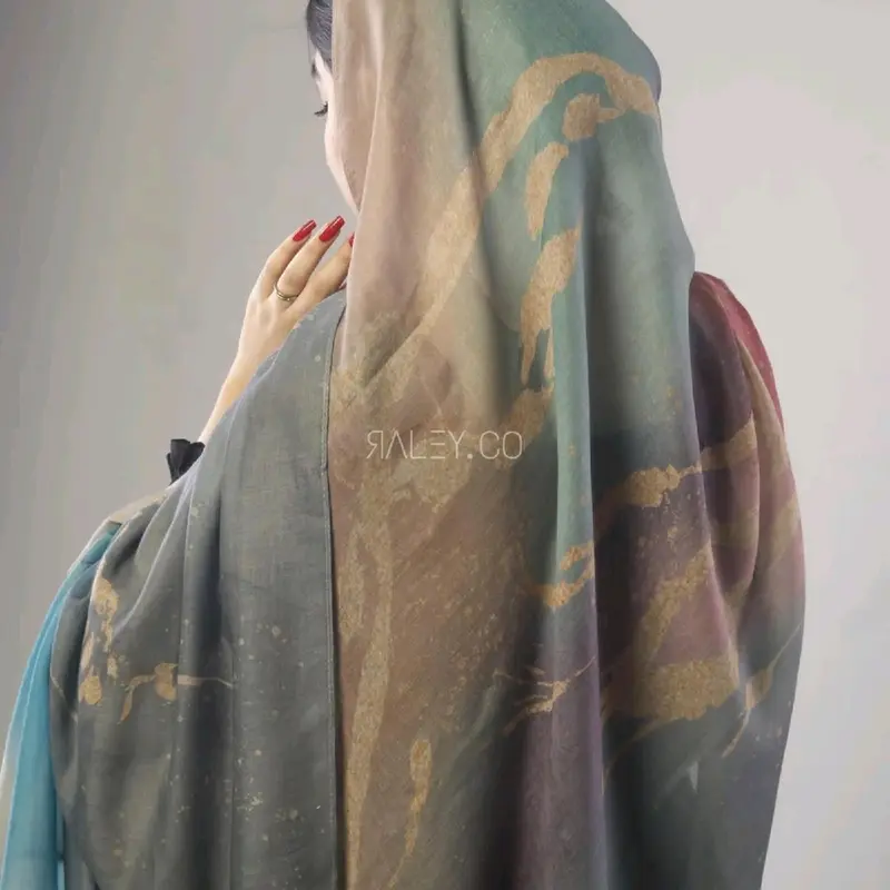 Pashmina Motif Viscose Pattern Printed 8