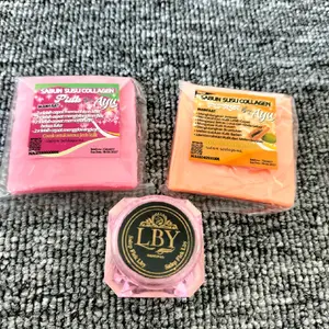 LBY Salep LBY + Sabun Susu Collagen Pencerah Wajah Original Mencerahkan Perawatan Muka Pelembab Pria