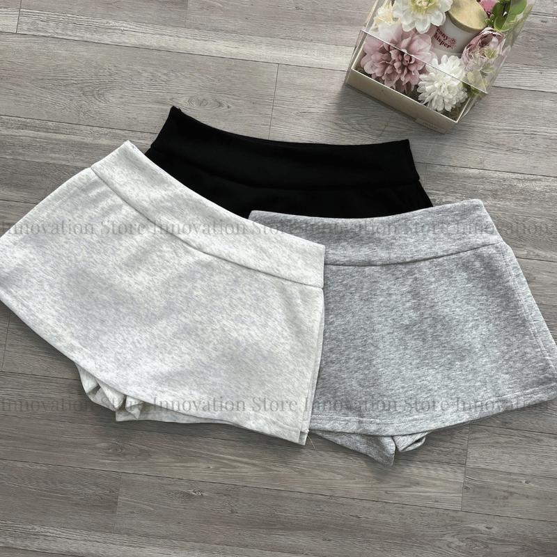 [TẶNG NƠ ĐÁ] Quần váy Nữ ngắn Vải Nỉ Ép 2da khoá sườn mã TA-528 6
