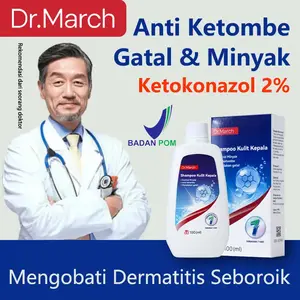 [ COD ] - Dr.March Rekomendasi Dokter Kulit, Atasi Semua Masalah Kulit Kepala! Shampoo Anti Ketombe dengan Ekstrak Alami Murni! Meredakan Gatal & Peradangan, Atasi Kulit Kepala Berminyak, Efektif Cegah Rambut Rontok & Patah. 100ML