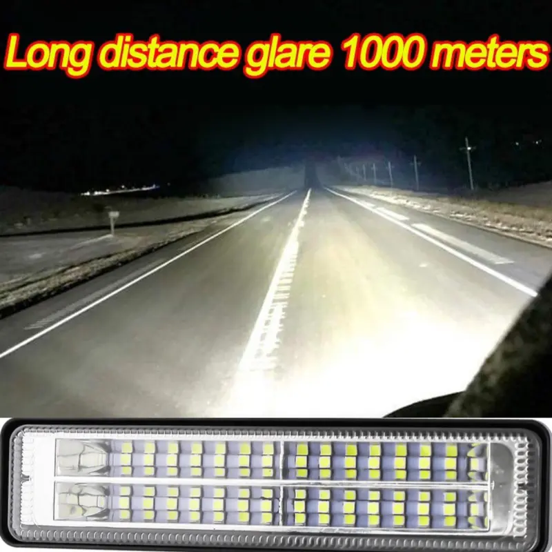 LAMPU LED BAR TEMBAK MOBIL MOTOR 12-80V MATA CREE SOROT KABUT LED BAR CREE Car Kendaraan 2