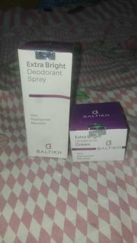 Product Review of NEW 100 ML BALTIKH Extra Bright Deodorant Spray with Bakuchiol - Deodorant Keti. & Slengki Lipatan Extra Wangi Memorable dan Alami Pencegah Bau Badan + Anti Ketiak Basah Pencerah Bakuchiol from b**m 0