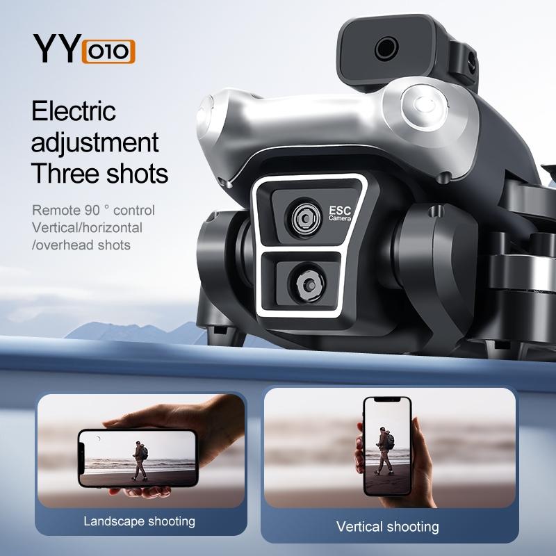 Drone YY010, Drone Motor Tanpa Sikat, Drone Kendali Jarak Jauh, Drone FPV Transmisi WIFI, Drone Penahan Ketinggian + Perangkat Penghindar Rintangan Drone YY010, Drone Motor Tanpa Sikat, Drone Kendali Jarak Jauh, Drone FPV Transmisi WIFI, Drone Penahan Ketinggian + Perangkat Penghindar Rintangan
