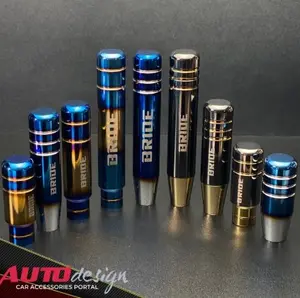 Shift Knob Mobil Car Gear Stick Tuas Persneling Bride Burn Tip Stainless Steel Alumunium Universal