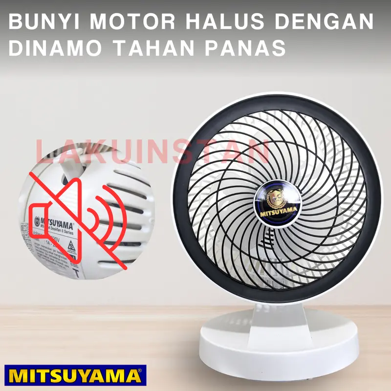 Kipas Angin Meja Desk Fan SNI Mitsuyama MS-5544 9.5 inch 4