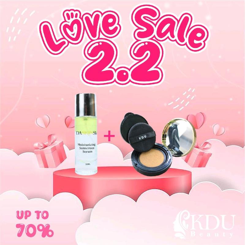 Glass Skin Cushion KDU Beauty dan 1 SUNSCREEN 3 LAYER Daskinshe 2