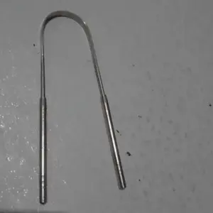Pembersih Lidah Bebas Bau Mulut Alat Perawatan Kebersihan Tongue Scraper Stainless Steel