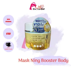 NARIS MASK NING BOOSTER BODY MASK 230ml MASKER TUBUH WHITENING BEACHING ORIGINAL THAILAND