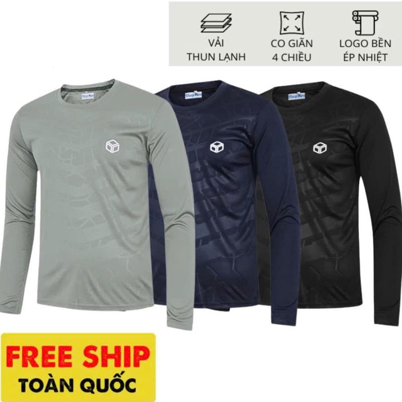 [SALE] Combo 3 Áo thun thể thao nam dài tay năng động, trẻ trung, măc đá bóng, tập gym, mặc giữ  áo thun chống nắng co giãn thoải.