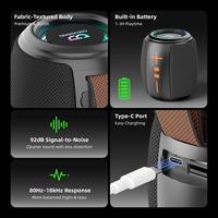 Gambar GOOJODOQ AB4105 Portable Outdoor Bluetooth Speaker 5.4 TWS Stereo Wireless Speaker USB TF Card FM Radio Bass Powerful Portable Speaker dari goojodoq store Kota Administrasi Jakarta Barat 2 Tokopedia