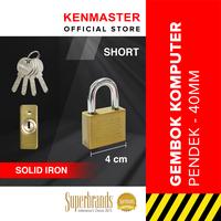 Gambar Kenmaster Gembok Komputer Pendek 40MM CK-40S KEY S / Gembok Komputer Key Kuning / Gembok Leher Pendek / Gembok Anti Maling- GBCO009 dari Kenmaster Official Store Kota Administrasi Jakarta Utara 1 Tokopedia