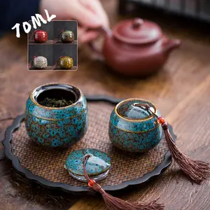 70ml Ceramic Mini Cremation Urn Memorial Container Pet Ashes Urn mall