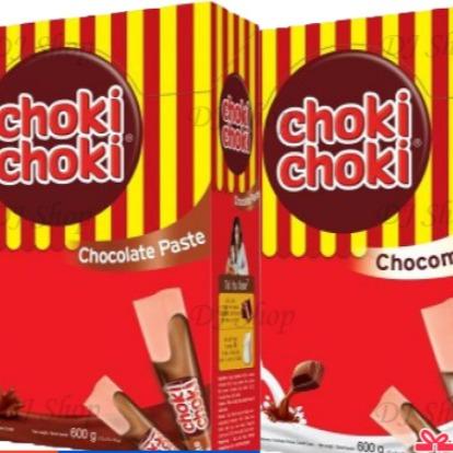 CHOKI-CHOKI TUBE. 60 sticks CHOCOLATE / CHOCOMILK / CHOCOCASHEW ...