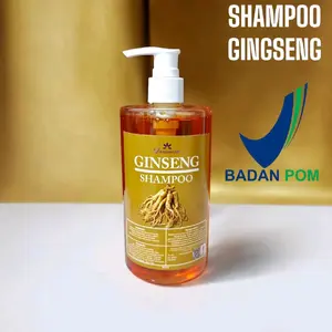 Shampoo Gingseng perawatan rambut rontok rambut rusak rambut kering rambut ketombe BPOM 500ml Shampoo Anak/Dewasa Berminyak Lepek