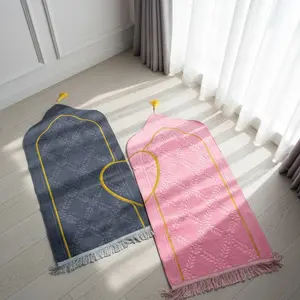 SAJADAH COUPLE TRAVEL KUBAH POLOS ANTI SLIP, SAJADAH COUPLE LOVE UK 100X50 CM (SUDAH DAPAT 2 )