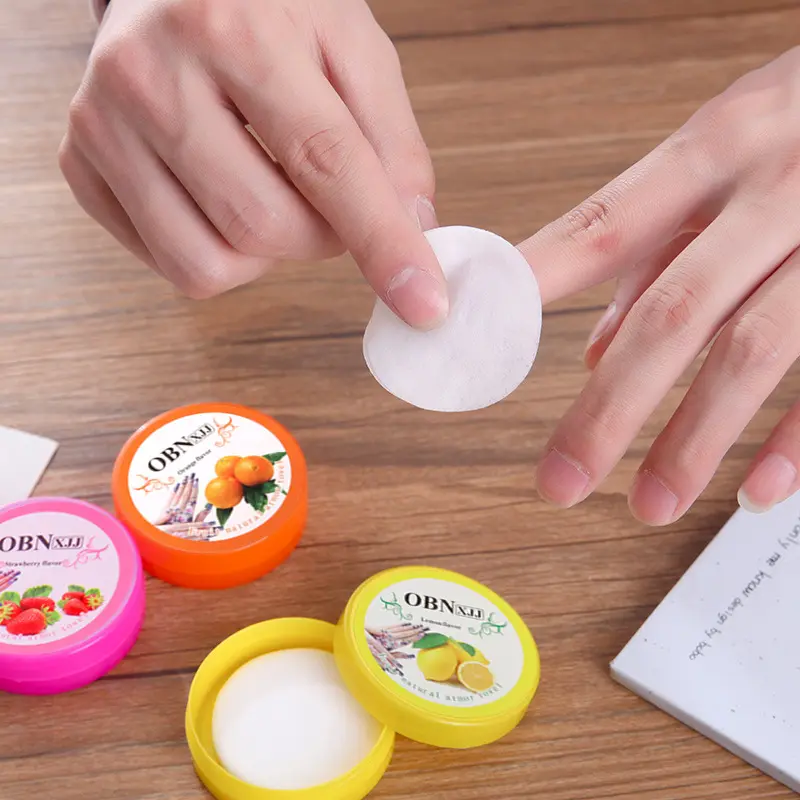 OBN Pembersih Kutek Nail Polish Remover Tissu Pembersih Kutek Aroma Buah 0