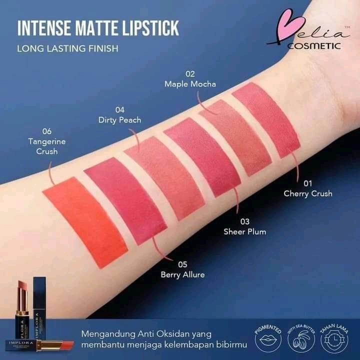 LIPSTIK IMPLORA INTENSE MATTE * 6 SHADE TERBARU 2