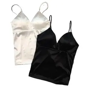 Promo Tank Top Bra Halus Lembut Satin Sexy Adem Dingin COD