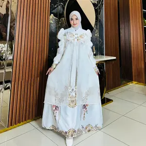 HAWARI - Gamis Ziona Exclusive Series Lebaran Printing Elegan Mewah 2026