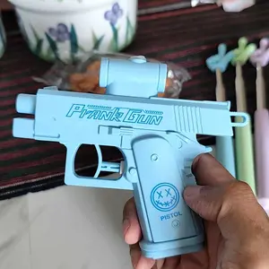 KTS-Mainan Air Prank Dua Arah Kreatif Plastik Tembak Tembakan Water Gun Jahil Teman