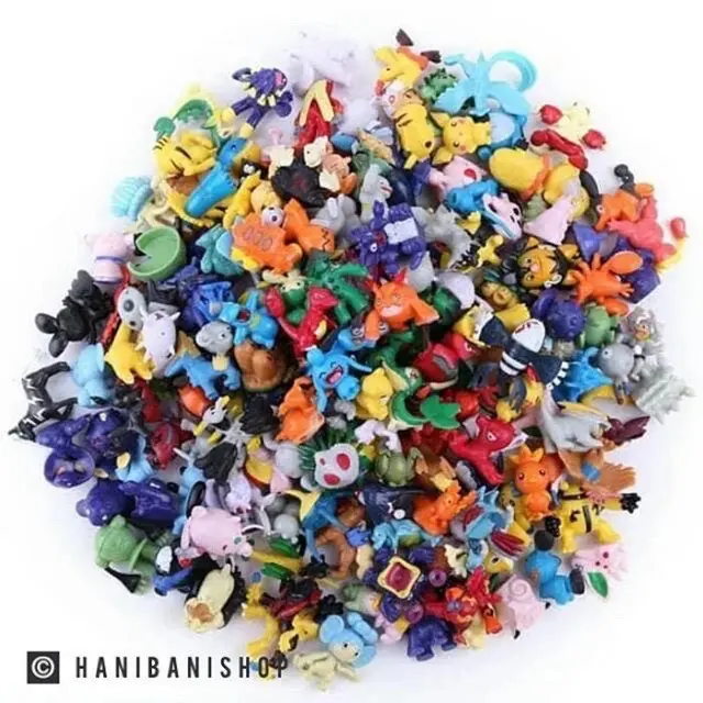 Mainan Anak Pokemon Action Figure Mini Menarik 0