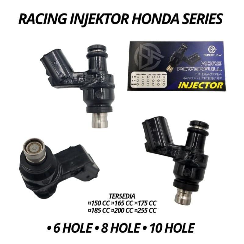 INJECTOR INJEKTOR SUPERFLOW BEAT VARIO 110 125 150 160 SCOOPY PCX ADV 150 160 CB150 CBR CB 150 CRF 150 GENIO VERZA SONIC 150 R NEW MEGAPRO SUPRA 125 Fi SUPRA GTR 150 135 150 165 175 185 200 255 CC 5