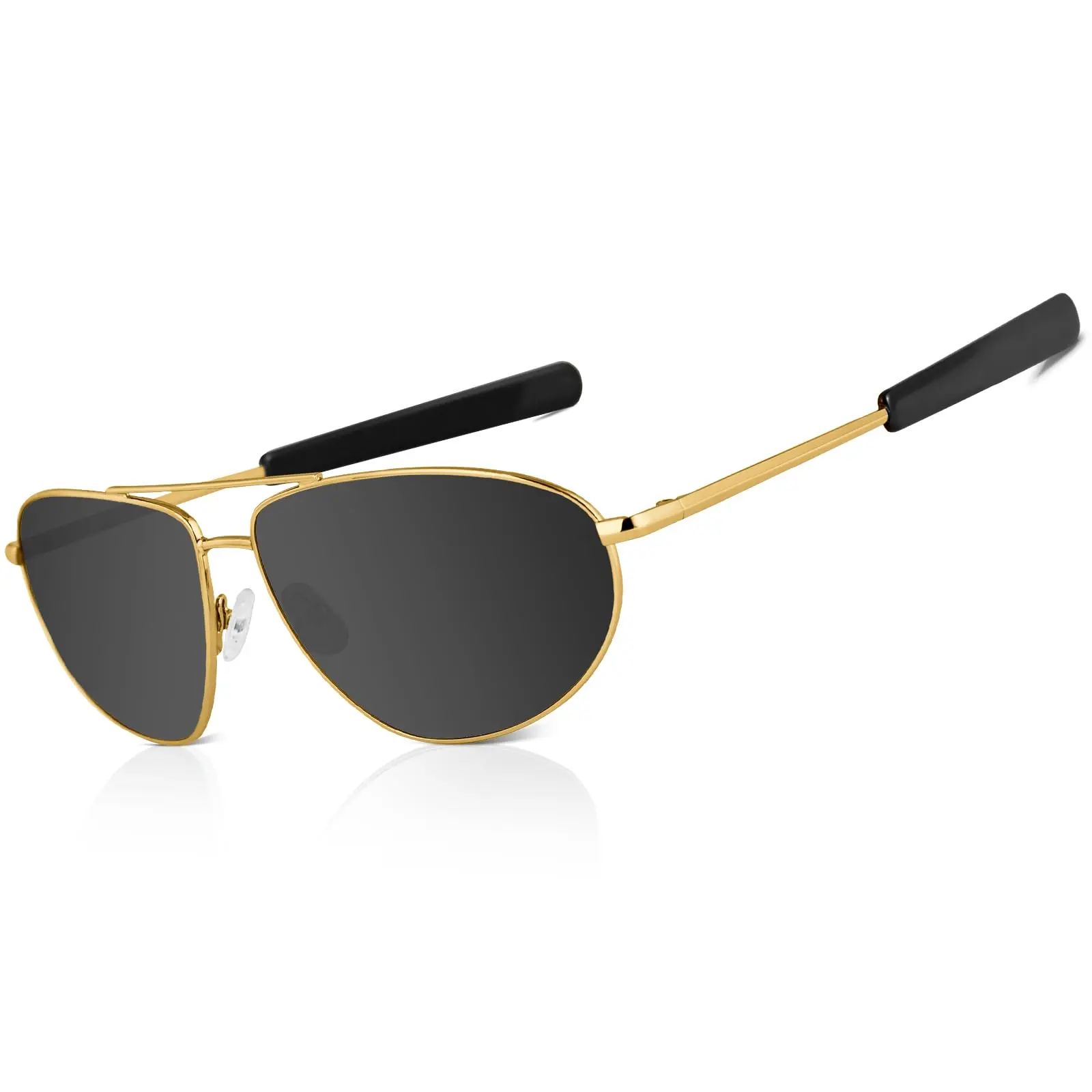 MAXJULI XXL Size Extra Large Polarized Sunglasses 148 MM for Big Wide Heads Men Metal Glasses 8204