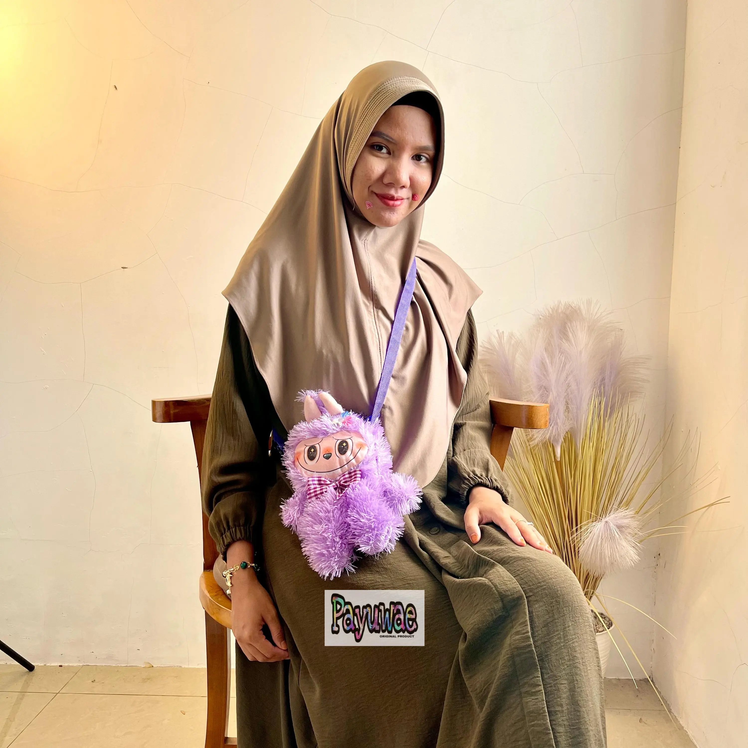 TAS SELEMPANG LABUBU DOMPET KARAKTER WANITA UNTUK ANAK-ANAK DAN DEWASA